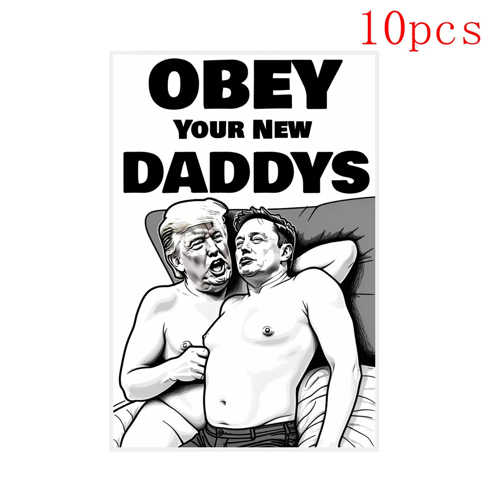 Funny Trump Character Sticker Pack (10pcs) – Stick It to 'Em