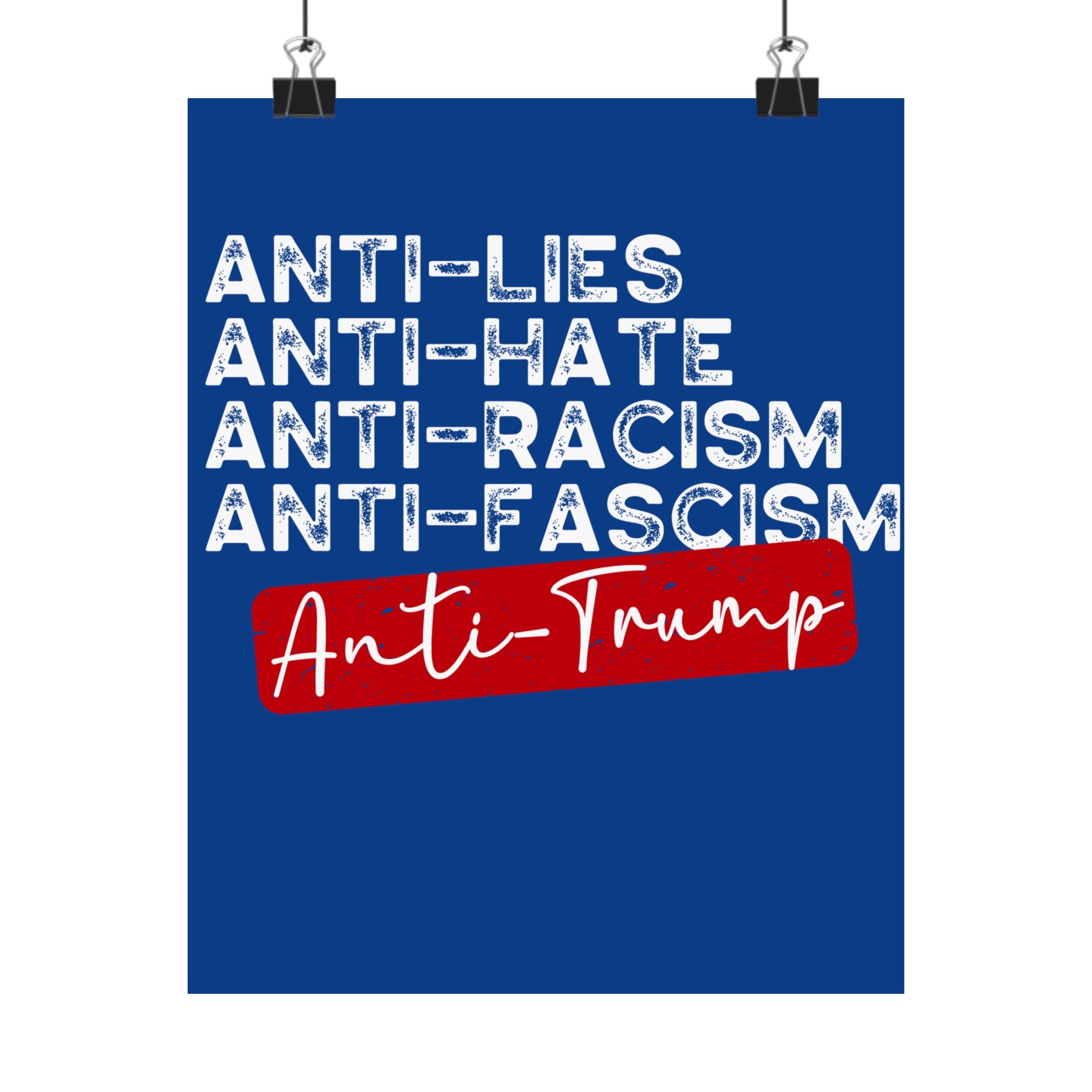 Anti Lies Protest Pole