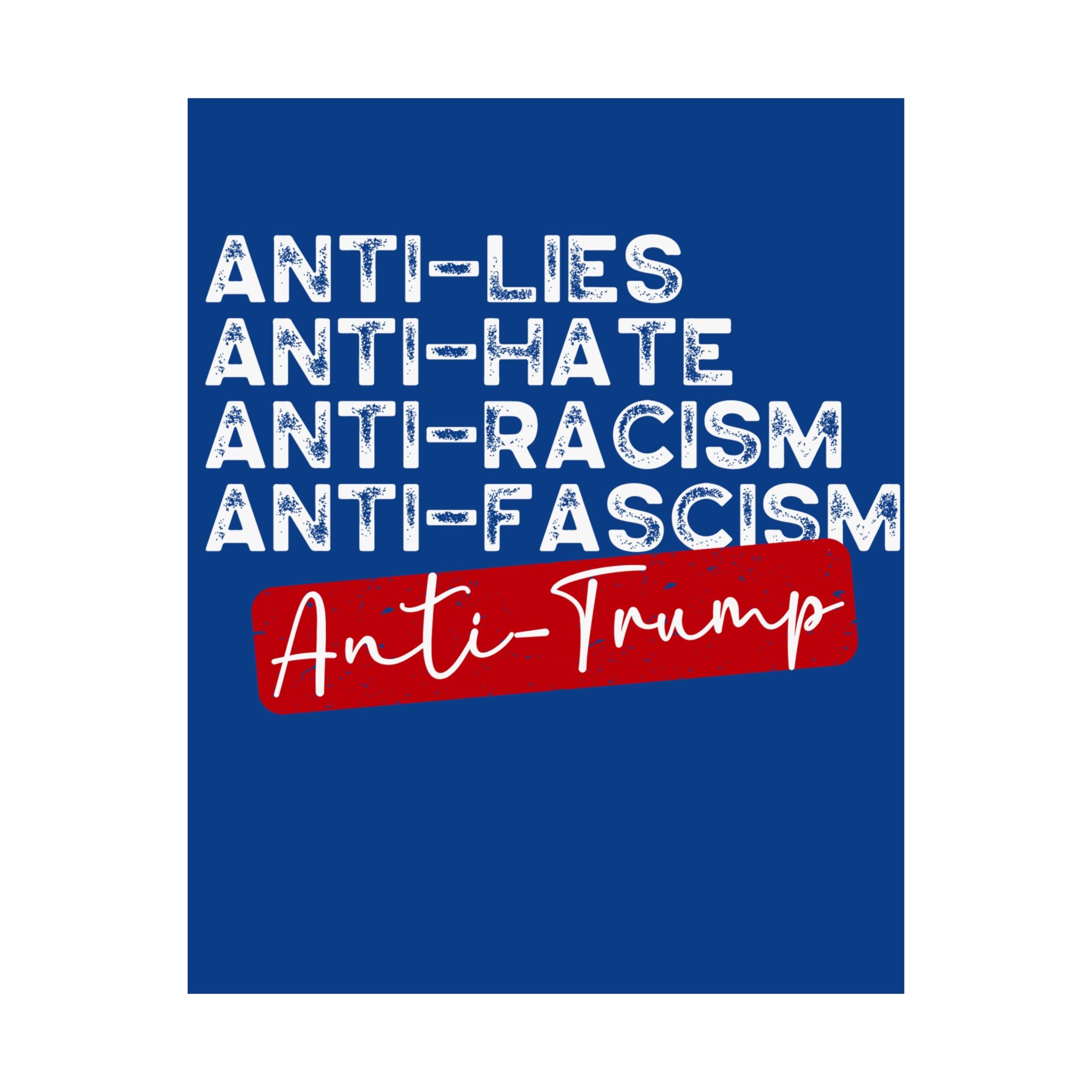 Anti Lies Protest Pole